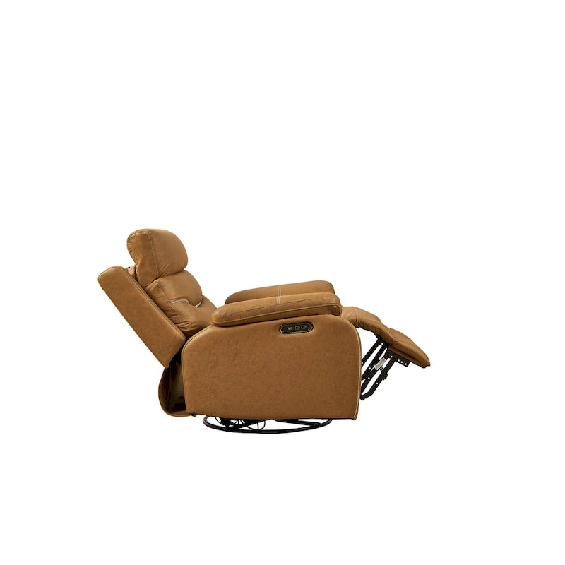 Fauteuil inclinable, pivotant et à bascule à deux moteurs OKIN avec position infinie, appui-tête électrique et chargement USB