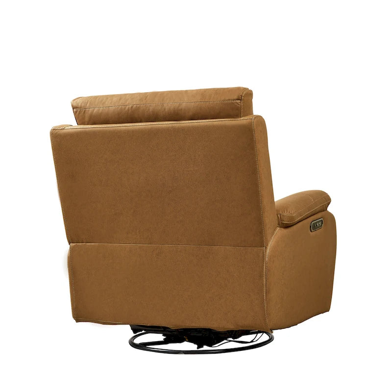 Fauteuil inclinable, pivotant et à bascule à deux moteurs OKIN avec position infinie, appui-tête électrique et chargement USB