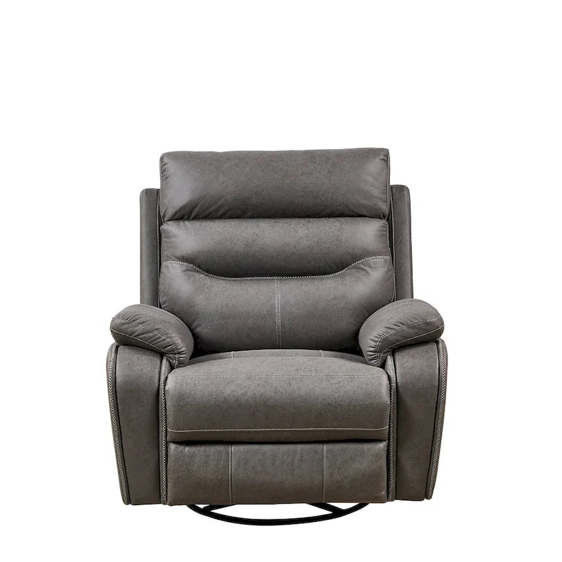 Fauteuil inclinable, pivotant et à bascule à deux moteurs OKIN avec position infinie, appui-tête électrique et chargement USB