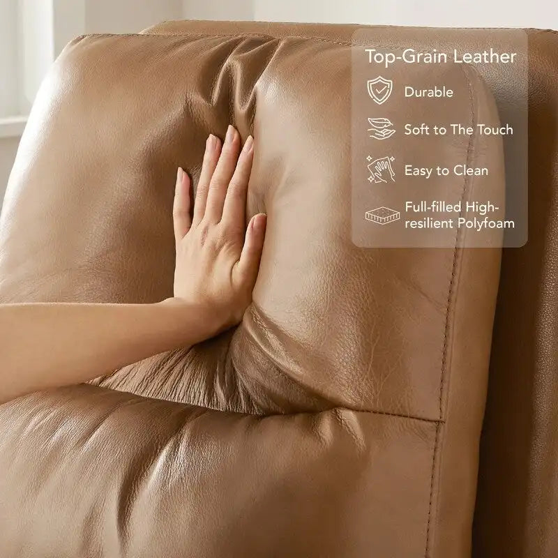 Fauteuil de relaxation inclinable pivotant motorisé avec double moteur