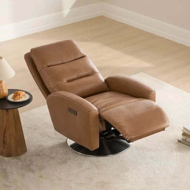 Fauteuil de relaxation inclinable pivotant motorisé avec double moteur