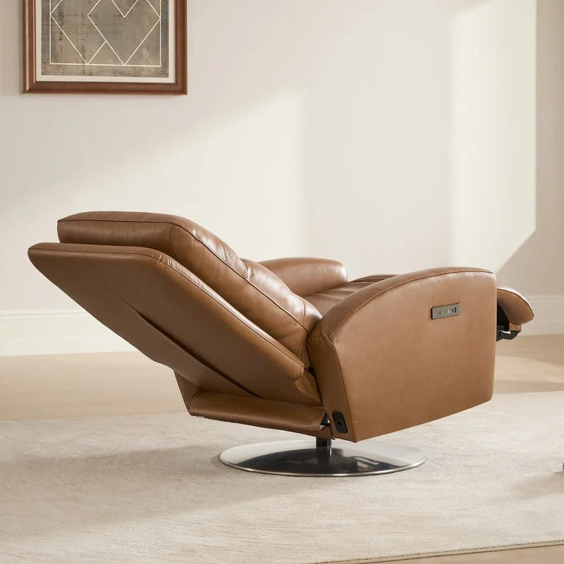 Fauteuil de relaxation inclinable pivotant motorisé avec double moteur