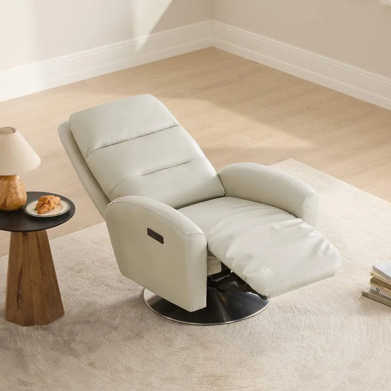 Fauteuil de relaxation inclinable pivotant motorisé avec double moteur
