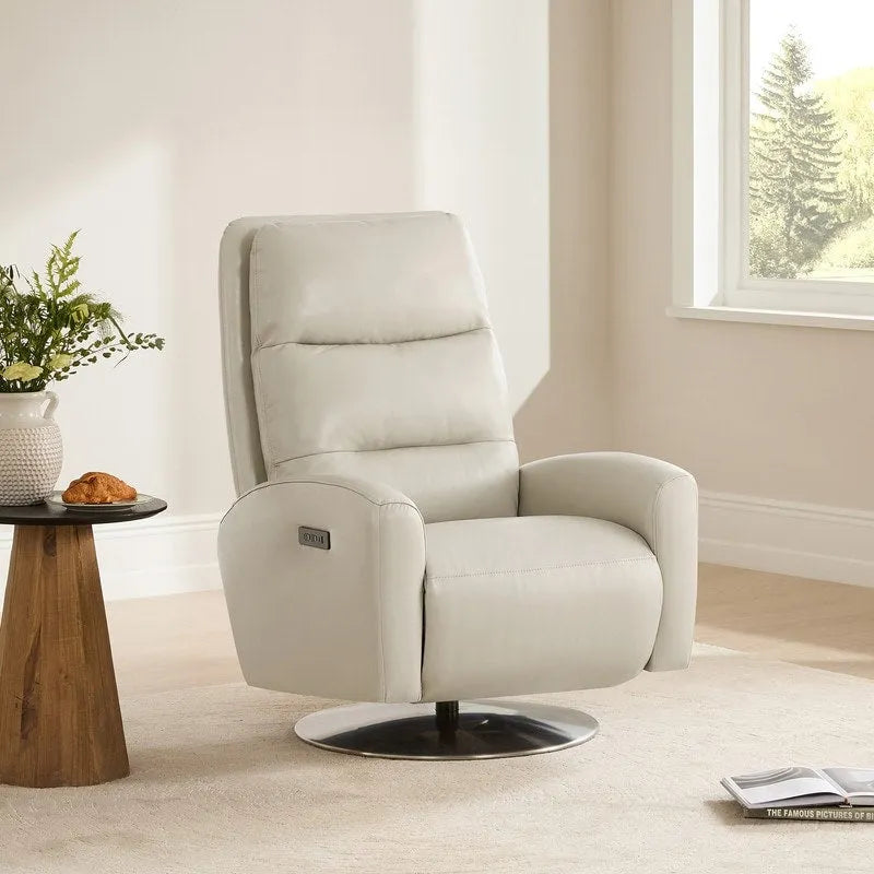 Fauteuil de relaxation inclinable pivotant motorisé avec double moteur