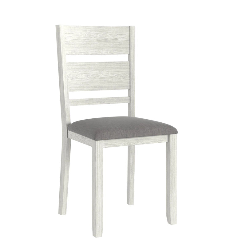 Ensemble table à manger et 6 chaises, table à manger rectangulaire extensible en bois massif épaissi et 6 chaises de salle à manger en bois massif