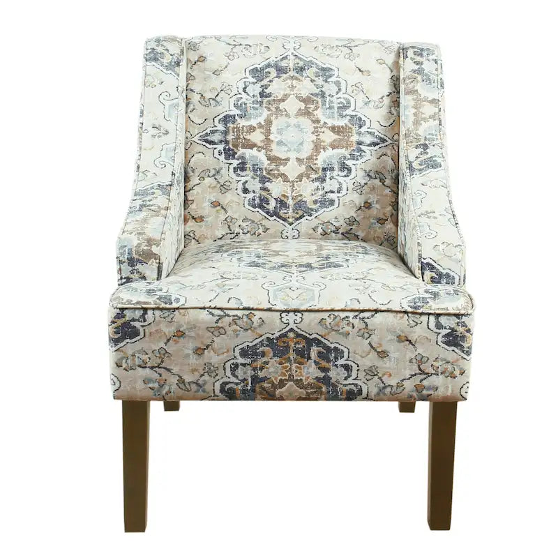 Fauteuil rembourré Holman à accoudoirs arrondis