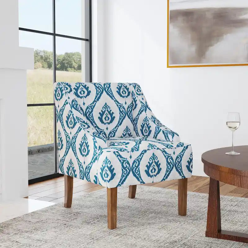 Fauteuil rembourré Holman à accoudoirs arrondis