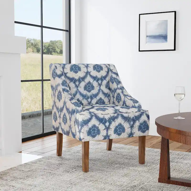 Fauteuil rembourré Holman à accoudoirs arrondis