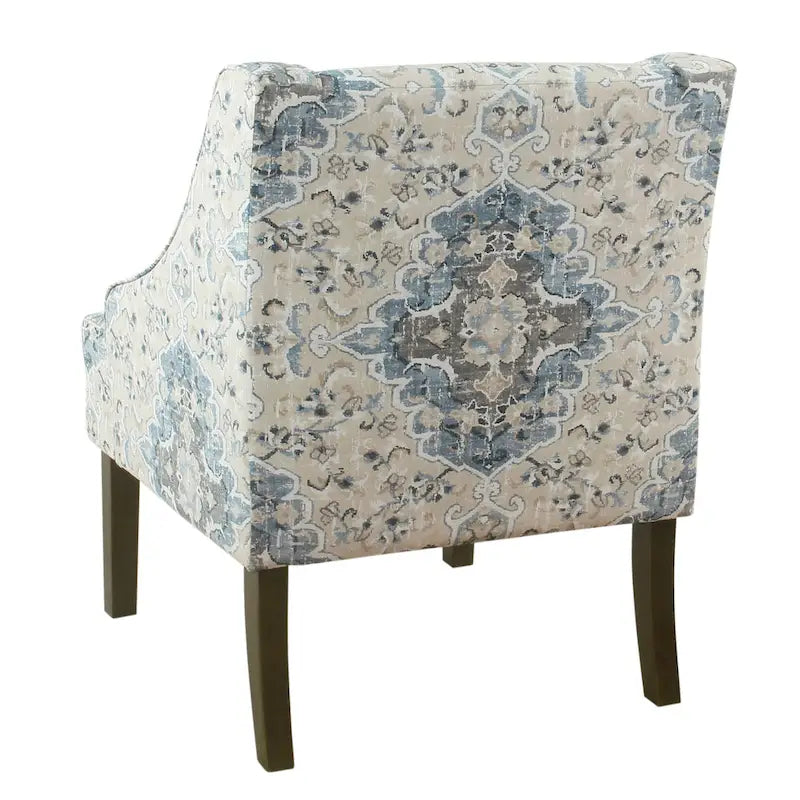 Fauteuil rembourré Holman à accoudoirs arrondis