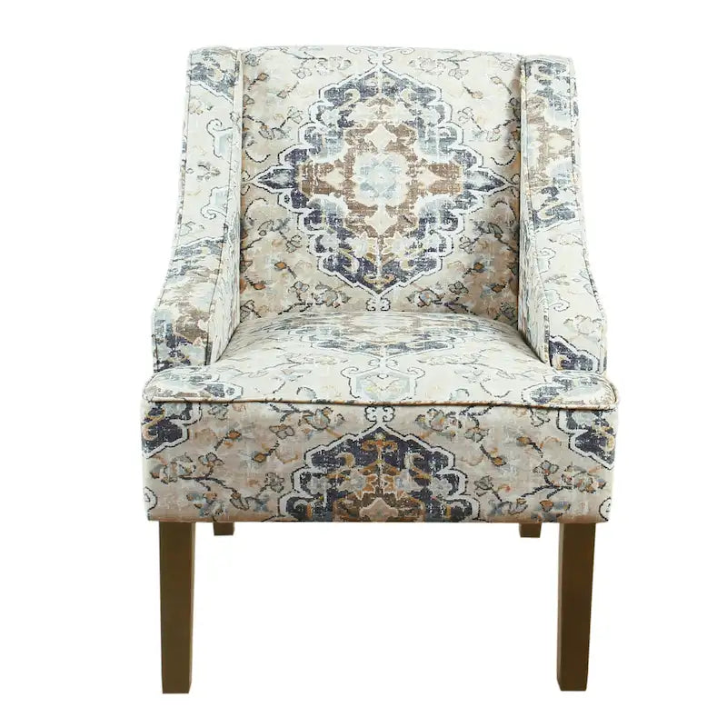 Fauteuil rembourré Holman à accoudoirs arrondis