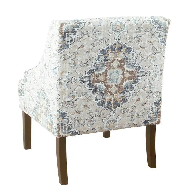 Fauteuil rembourré Holman à accoudoirs arrondis