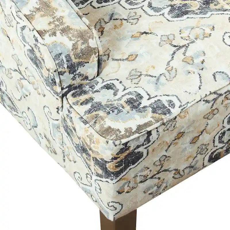 Fauteuil rembourré Holman à accoudoirs arrondis