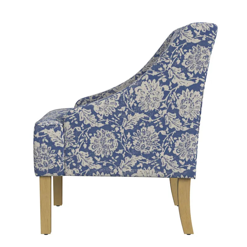 Fauteuil rembourré Holman à accoudoirs arrondis