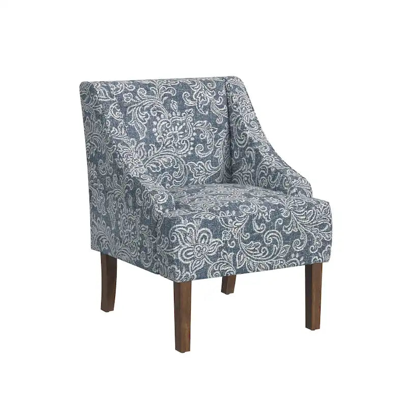Fauteuil rembourré Holman à accoudoirs arrondis