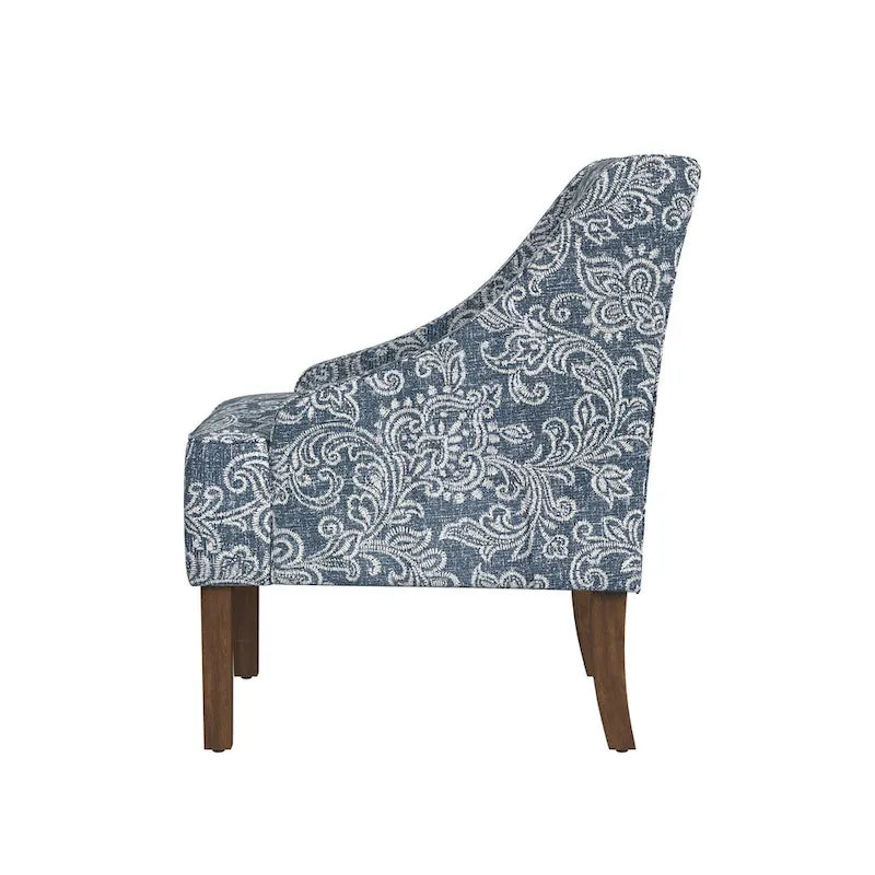 Fauteuil rembourré Holman à accoudoirs arrondis