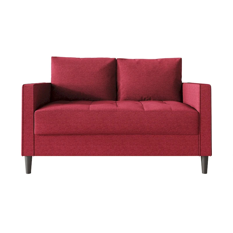 Causeuse contemporaine minimaliste en lin