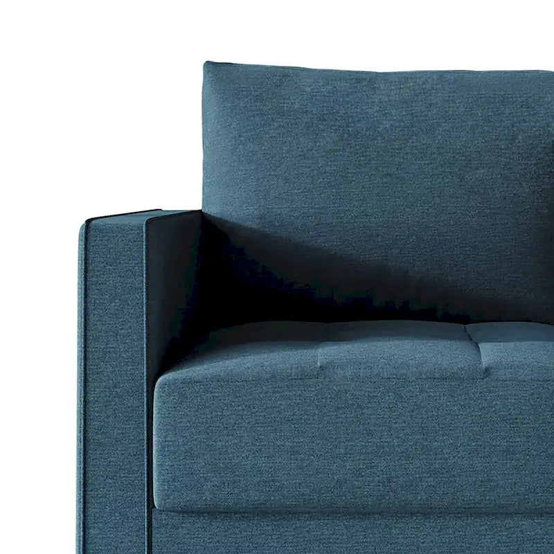 Causeuse contemporaine minimaliste en lin