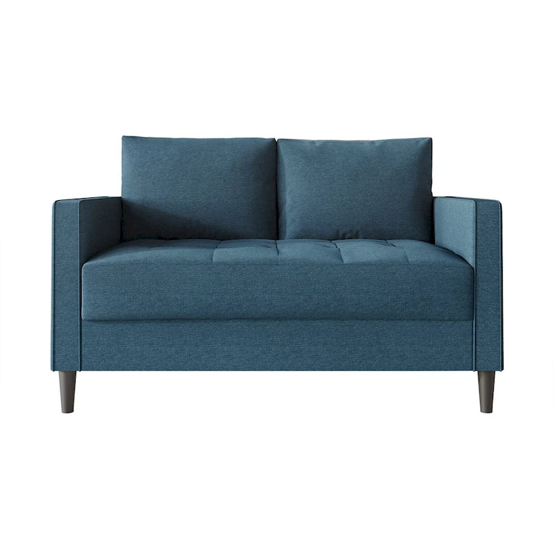 Causeuse contemporaine minimaliste en lin