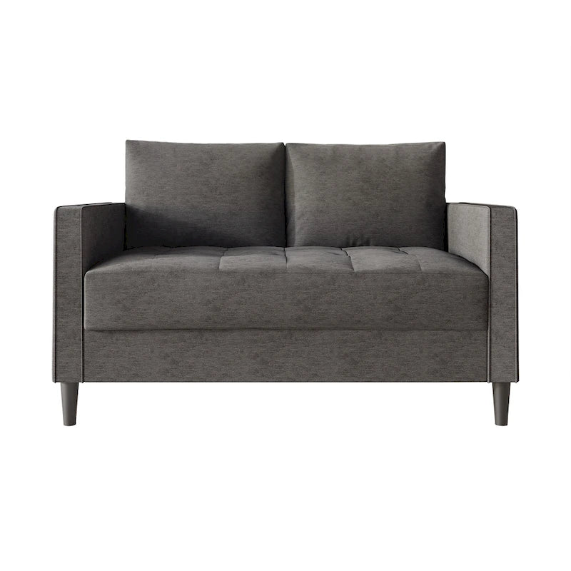 Causeuse contemporaine minimaliste en lin