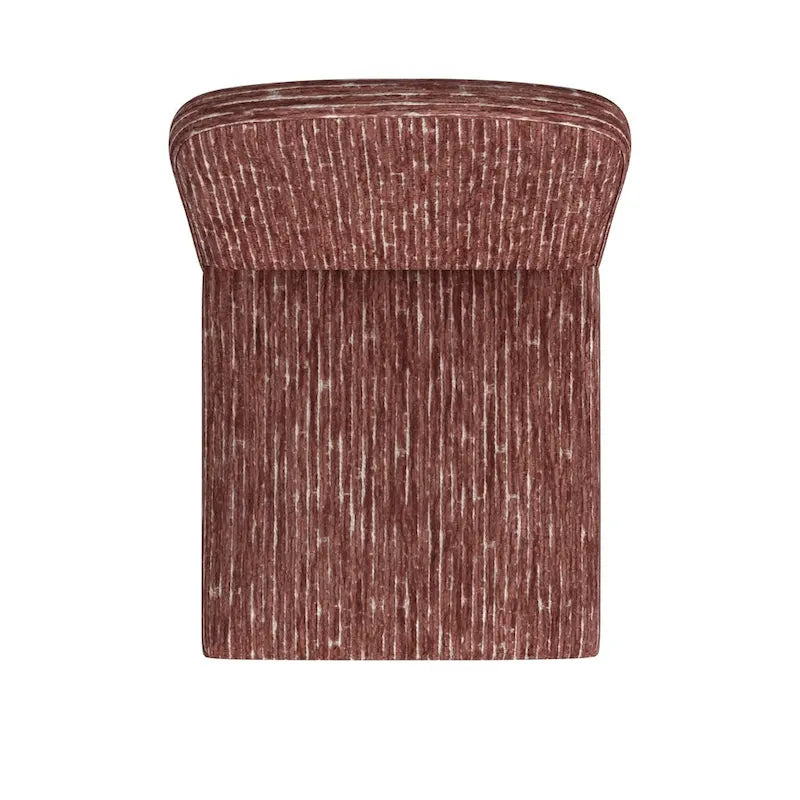 Chaise de salle à manger tapissée à dossier arrondi - Unité