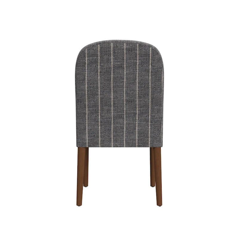 Chaise de salle à manger tapissée à dossier arrondi - Unité