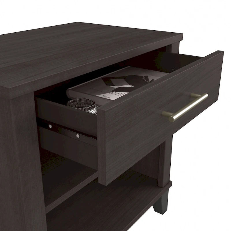 Commode à 6 tiroirs et table de chevet Somerset