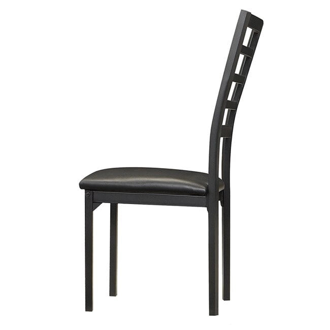 Chaises de salle à manger profilées en métal Darcy II Espresso (lot de 4)