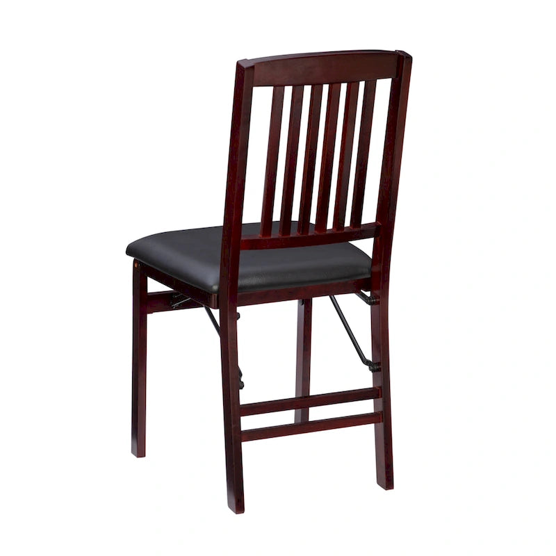 Chaise pliante Lowell Espresso (lot de 2)