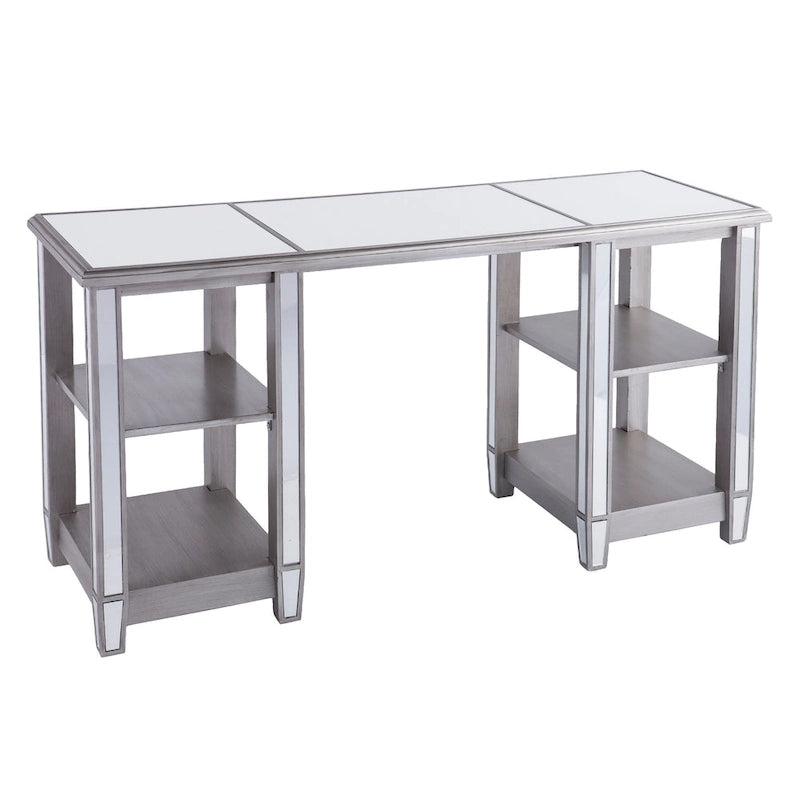 Bureau d'ordinateur Vedlin avec miroir