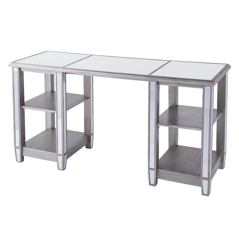 Bureau d'ordinateur Vedlin avec miroir