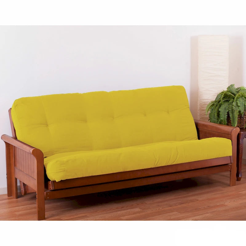Matelas de futon en sergé de 18 cm d'épaisseur (Simple, Double ou Grand lit)