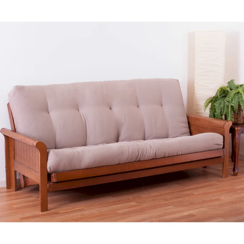 Matelas de futon en sergé de 18 cm d'épaisseur (Simple, Double ou Grand lit)
