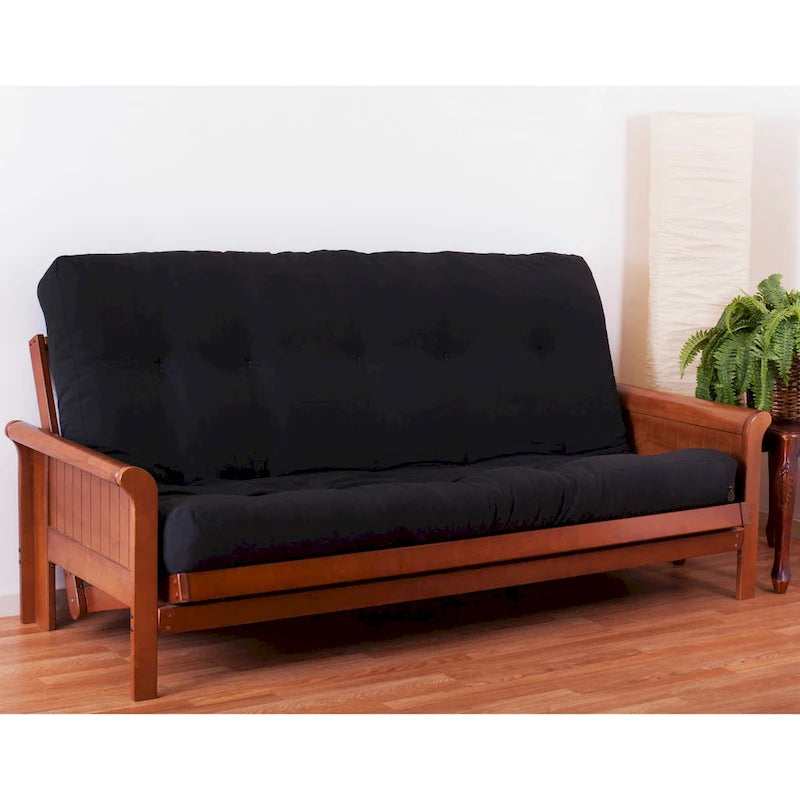 Matelas de futon en sergé de 18 cm d'épaisseur (Simple, Double ou Grand lit)