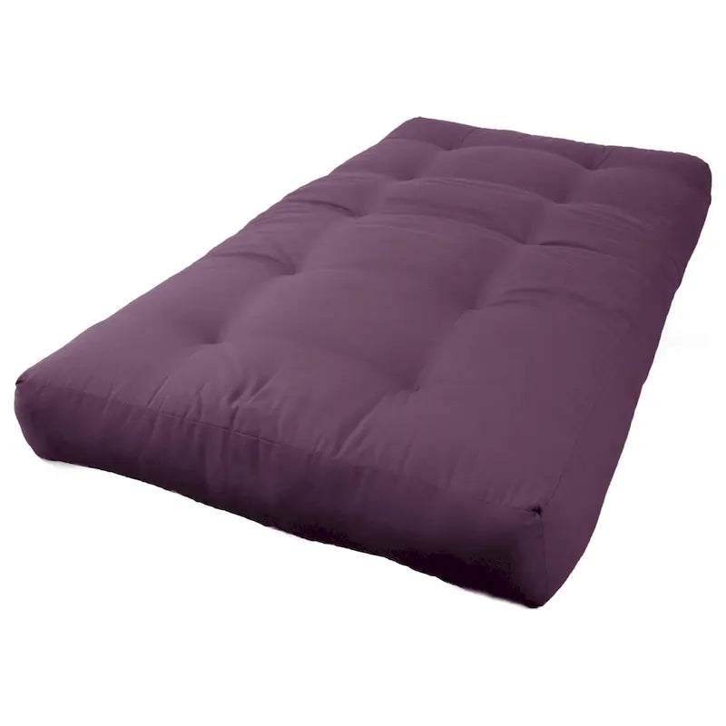 Matelas de futon en sergé de 18 cm d'épaisseur (Simple, Double ou Grand lit)