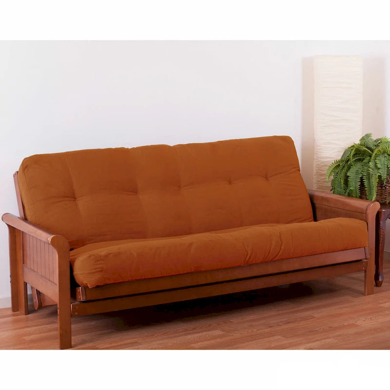 Matelas de futon en sergé de 18 cm d'épaisseur (Simple, Double ou Grand lit)