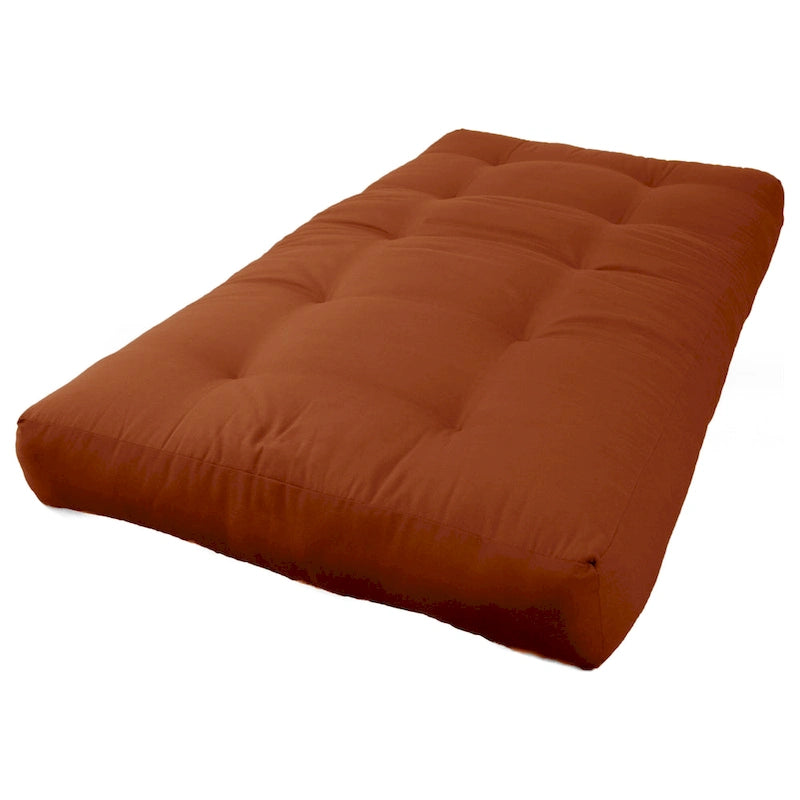 Matelas de futon en sergé de 18 cm d'épaisseur (Simple, Double ou Grand lit)