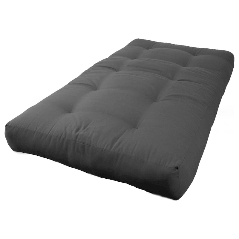 Matelas de futon en sergé de 18 cm d'épaisseur (Simple, Double ou Grand lit)