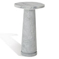 Table d'appoint ronde Jose en marbre - 10 la. x 10 prof. x 18 h po
