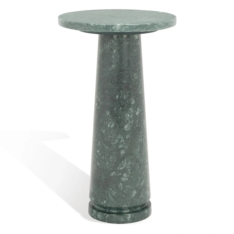 Table d'appoint ronde Jose en marbre - 10 la. x 10 prof. x 18 h po