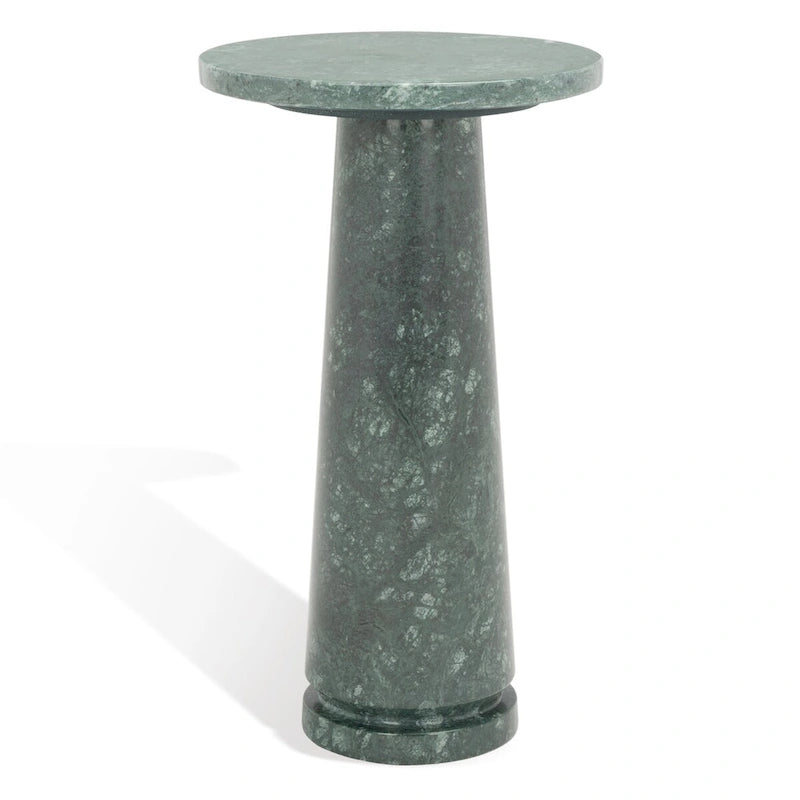 Table d'appoint ronde Jose en marbre - 10 la. x 10 prof. x 18 h po