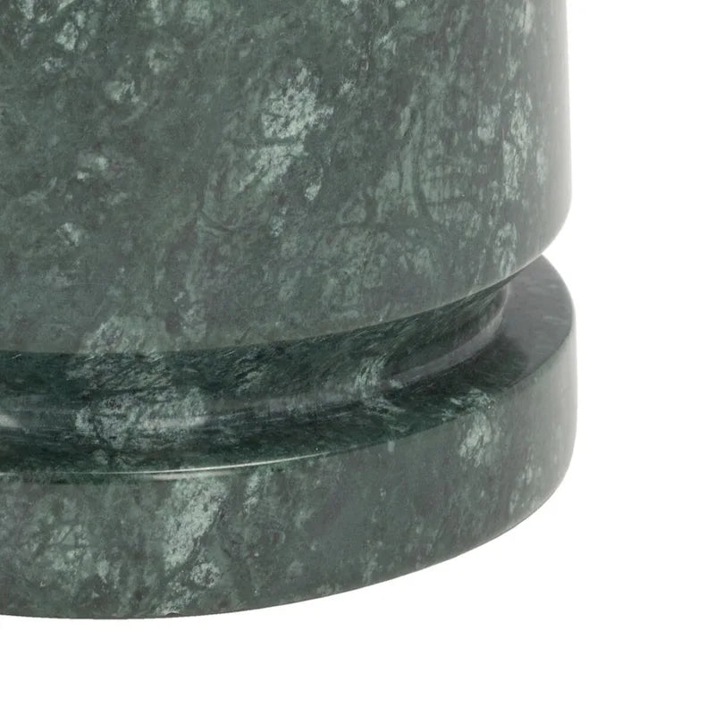 Table d'appoint ronde Jose en marbre - 10 la. x 10 prof. x 18 h po
