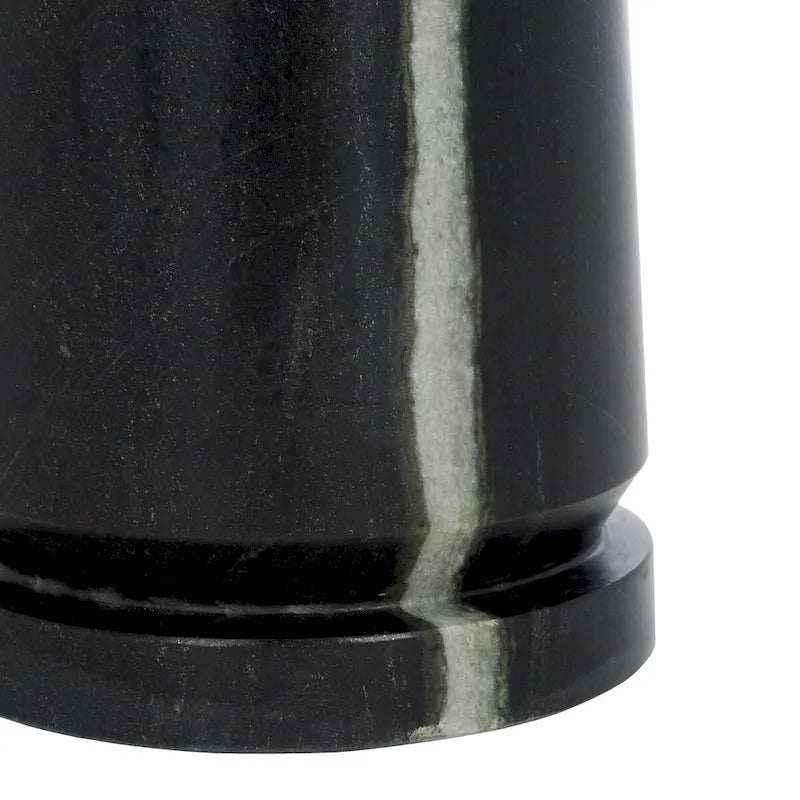 Table d'appoint ronde Jose en marbre - 10 la. x 10 prof. x 18 h po