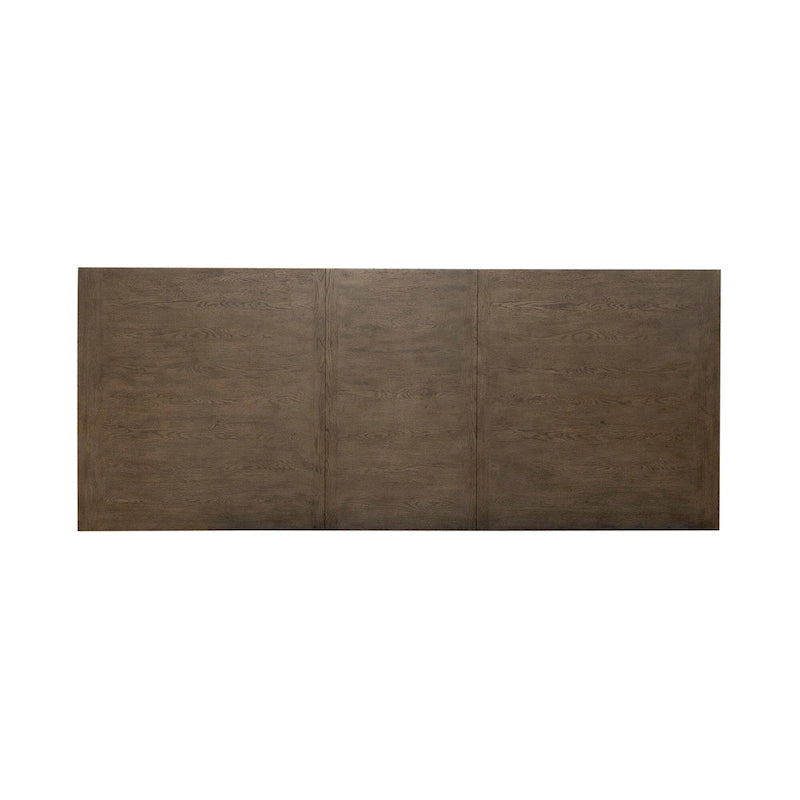 Table à tréteaux taupe poussiéreux de style rustique américain
