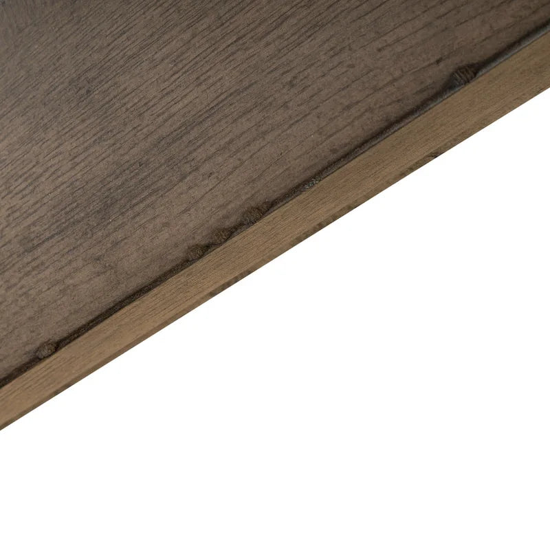 Table à tréteaux taupe poussiéreux de style rustique américain