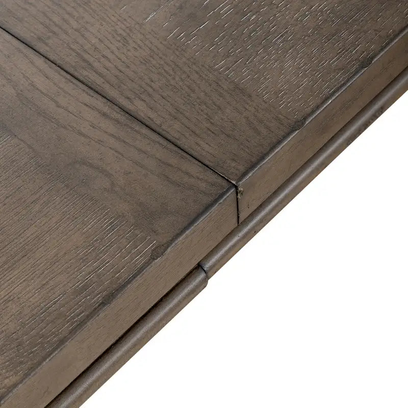 Table à tréteaux taupe poussiéreux de style rustique américain